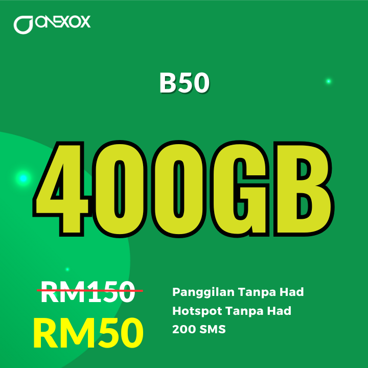 ONEXOX post paid b50 unlimited data